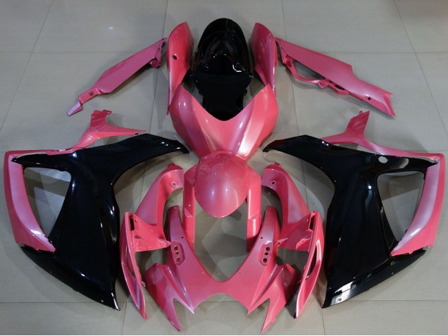 2006-2007 Suzuki GSXR 600 / GSXR 750 Motorcycle Fairings - Pink Glossy Black Canada Websites