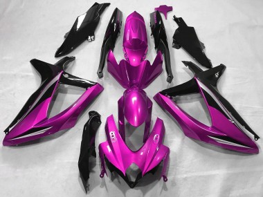 2008-2010 Suzuki GSXR 600 / GSXR 750 Motorcycle Fairings - Pink Glossy Black Canada Websites