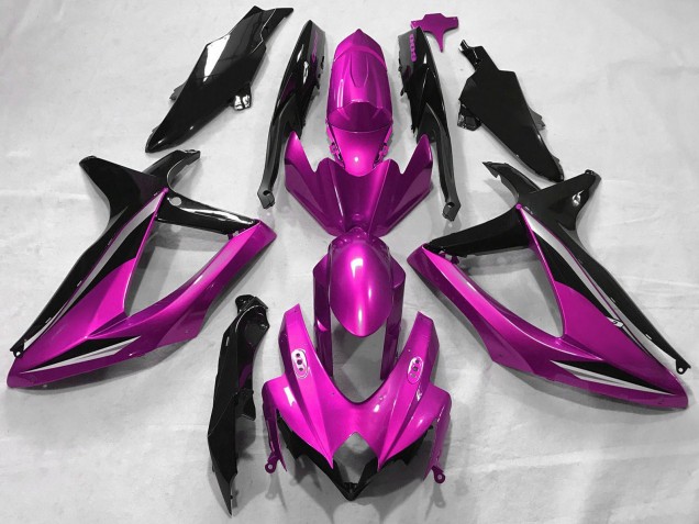 2008-2010 Suzuki GSXR 600 / GSXR 750 Motorcycle Fairings - Pink Glossy Black Canada Websites