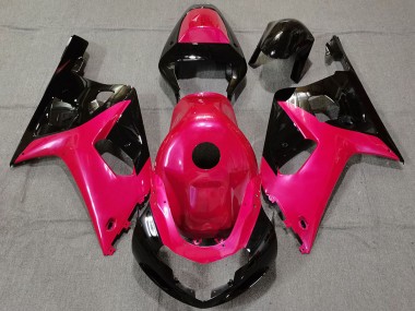 2001-2003 Suzuki GSXR 600 / GSXR 750 Motorcycle Fairings - Pink Glossy Black Canada Websites