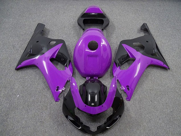 2001-2003 Suzuki GSXR 600 / GSXR 750 Motorcycle Fairings - Purple Glossy Black Canada Websites