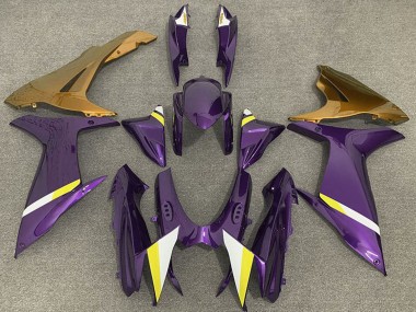 2011-2024 Suzuki GSXR 600 / GSXR 750 Motorcycle Fairings - Purple Gold White Yellow Canada Websites