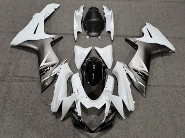 2011-2024 Suzuki GSXR 600 / GSXR 750 Motorcycle Fairings - White Grey Black Canada Websites