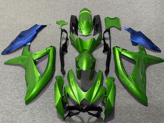 2008-2010 Suzuki GSXR 600 / GSXR 750 Motorcycle Fairings - Green Blue Canada Websites