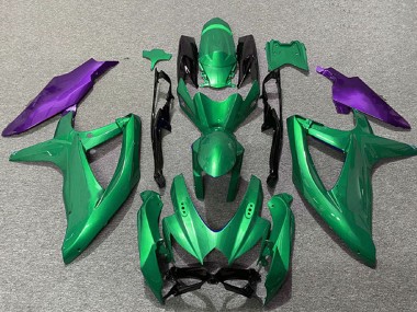 2008-2010 Suzuki GSXR 600 / GSXR 750 Motorcycle Fairings - Green Purple Canada Websites