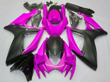 2006-2007 Suzuki GSXR 600 / GSXR 750 Motorcycle Fairing - Pink Matte Black Canada Websites