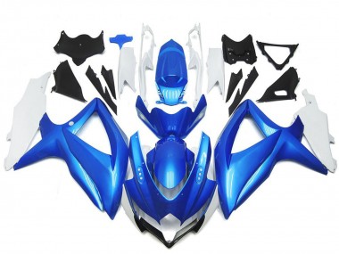 2008-2010 Suzuki GSXR 600 / GSXR 750 Motorcycle Fairings - White Light Blue Canada Websites