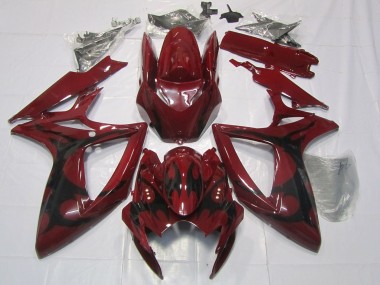 2006-2007 Suzuki GSXR 600 / GSXR 750 Motorcycle Fairings - Maroon Red Canada Websites