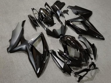 2008-2010 Suzuki GSXR 600 / GSXR 750 Motorcycle Fairings - Glossy Black Matte Black Canada Websites