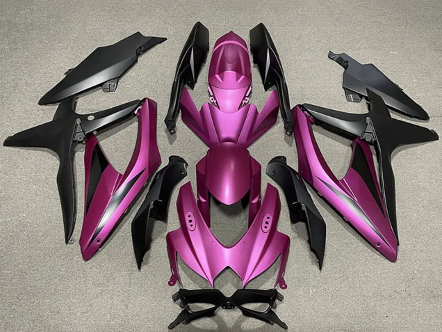 2008-2010 Suzuki GSXR 600 / GSXR 750 Motorcycle Fairings - Purple Matte Black Canada Websites