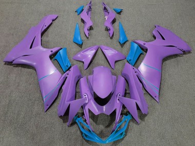 2011-2024 Suzuki GSXR 600 / GSXR 750 Motorcycle Fairings - Purple Light Blue Canada Websites