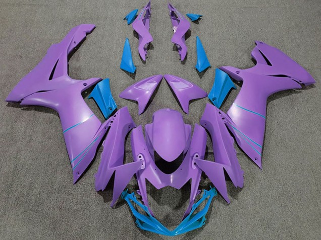 2011-2024 Suzuki GSXR 600 / GSXR 750 Motorcycle Fairings - Purple Light Blue Canada Websites