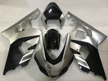 2004-2005 Suzuki GSXR 600 / GSXR 750 Motorcycle Fairings - Silver Black Canada Websites