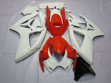 2006-2007 Suzuki GSXR 600 / GSXR 750 Motorcycle Fairings - White Red Canada Websites