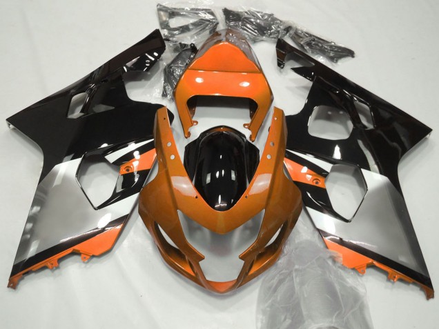 2004-2005 Suzuki GSXR 600 / GSXR 750 Motorcycle Fairings - Orange Silver Black Canada Websites