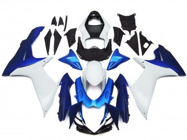 2011-2024 Suzuki GSXR 600 / GSXR 750 Motorcycle Fairings - White Blue Canada Websites