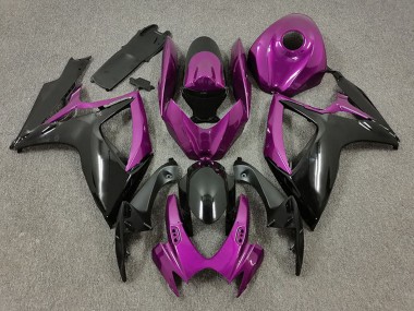 2006-2007 Suzuki GSXR 600 / GSXR 750 Motorcycle Fairings - Purple Black Canada Websites