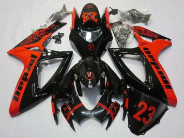 2006-2007 Suzuki GSXR 600 / GSXR 750 Motorcycle Fairings - Red Glossy Black Jordan 23 Canada Websites