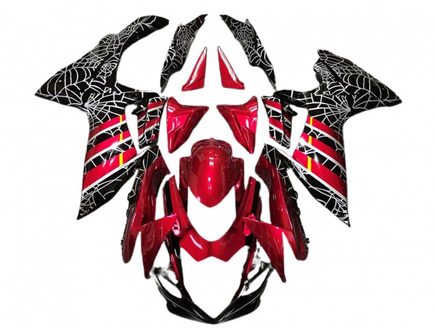 2011-2024 Suzuki GSXR 600 / GSXR 750 Motorcycle Fairings - Red Black Spider Canada Websites