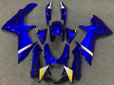 2011-2024 Suzuki GSXR 600 / GSXR 750 Abs Motorcycle Fairings - Blue White Yellow Canada Websites