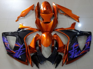 2006-2007 Suzuki GSXR 600 / GSXR 750 Motorcycle Fairings - Orange Glossy Black Blue Canada Websites