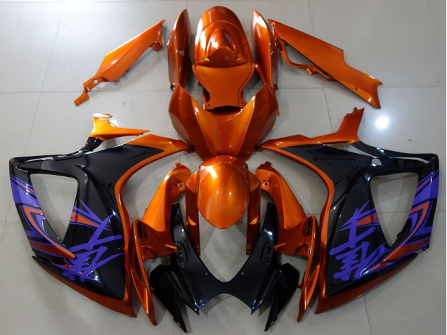 2006-2007 Suzuki GSXR 600 / GSXR 750 Motorcycle Fairings - Orange Glossy Black Blue Canada Websites