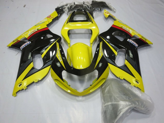 2001-2003 Suzuki GSXR 600 / GSXR 750 Motorcycle Fairings - Yellow Grey Glossy Black Canada Websites