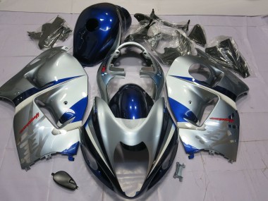 1996-2007 Suzuki GSXR 1300 Motorcycle Fairing - Silver Blue Canada Websites