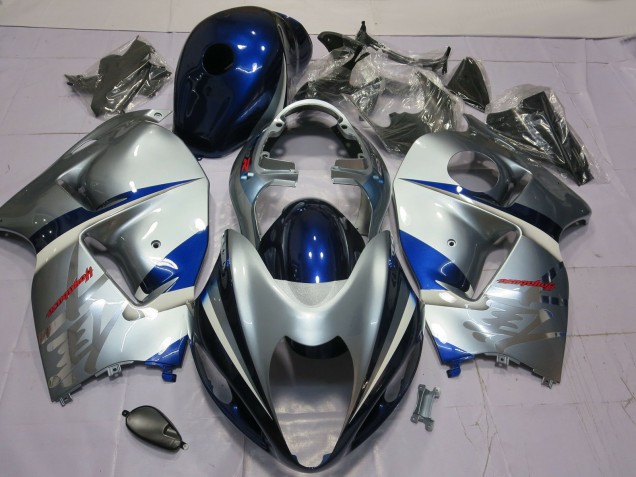 1996-2007 Suzuki GSXR 1300 Motorcycle Fairing - Silver Blue Canada Websites