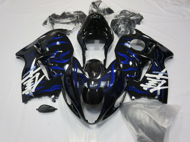 1996-2007 Suzuki GSXR 1300 Motorcycle Fairings - Blue Swirl Canada Websites