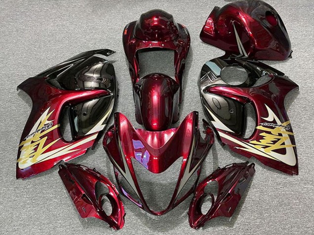 2008-2020 Suzuki GSXR 1300 Motorcycle Fairings - Deep Red Gold Canada Websites