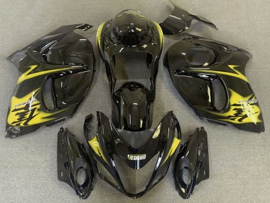 2008-2020 Suzuki GSXR 1300 Motorcycle Fairings - Glossy Black Yellow Canada Websites
