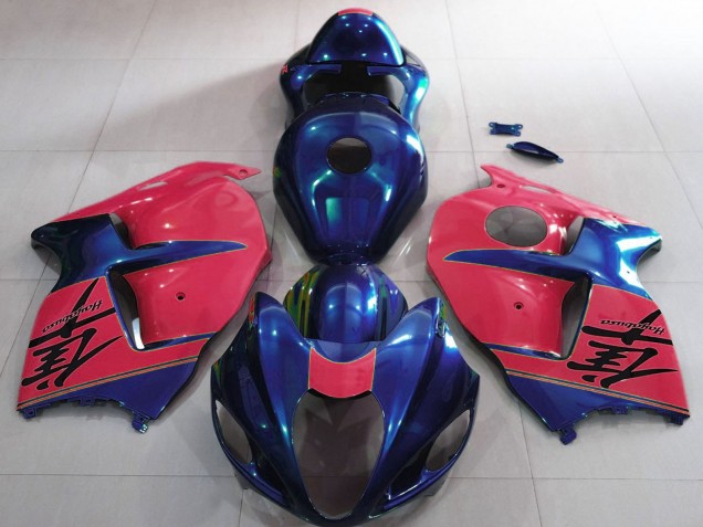 1996-2007 Suzuki GSXR 1300 Motorcycle Fairings - Glossy Blue and Red Canada Websites