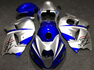 1996-2007 Suzuki GSXR 1300 Motorcycle Fairings - Silver Blue Canada Websites
