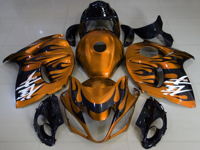 2008-2020 Suzuki GSXR 1300 Motorcycle Fairings - Glossy Orange Black Canada Websites