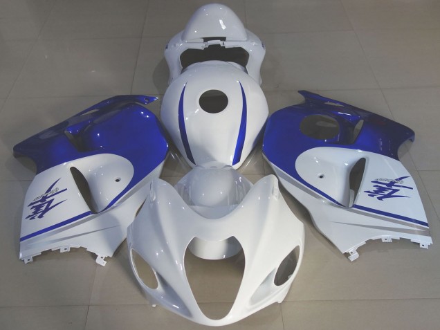 1996-2007 Suzuki GSXR 1300 Motorcycle Fairings - Glossy White Blue Canada Websites