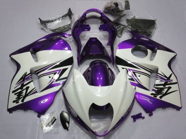 1996-2007 Suzuki GSXR 1300 Motorcycle Fairings - Glossy White Purple Canada Websites
