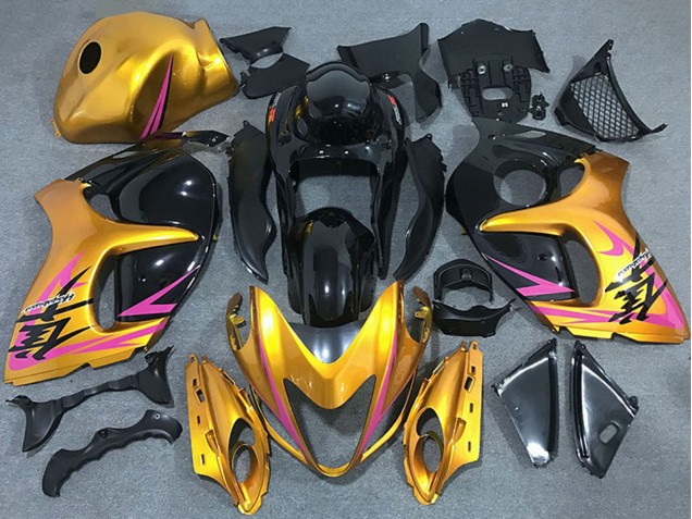 2008-2020 Suzuki GSXR 1300 Motorcycle Fairings - Gold Pink Black Canada Websites