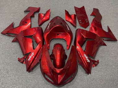2006-2007 Kawasaki ZX10R Motorcycle Fairings - Candy Red Canada Websites