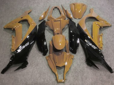 2016-2020 Kawasaki ZX10R Motorcycle Fairings - Desert Tan Glossy Black Canada Websites