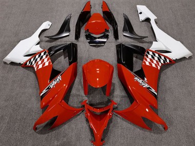 2008-2010 Kawasaki ZX10R Motorcycle Fairings - White Red Black Canada Websites