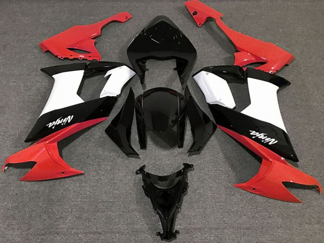 2008-2010 Kawasaki ZX10R Motorcycle Fairings - Glossy Red Black and White Canada Websites