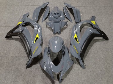 2016-2020 Kawasaki ZX10R Motorcycle Fairings - Nardo Grey Black Yellow Canada Websites