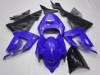 2004-2005 Kawasaki ZX10R Motorcycle Fairings - Pearl Blue Black Canada Websites