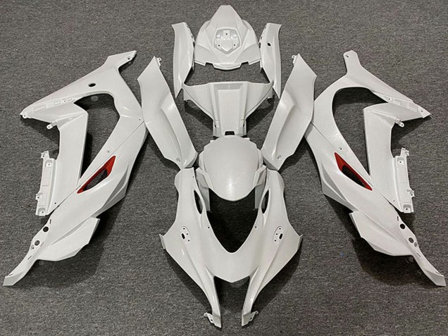 2016-2020 Kawasaki ZX10R Motorcycle Fairings - Pearl White Red Trim Canada Websites