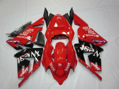 2004-2005 Kawasaki ZX10R Motorcycle Fairings - Red West Canada Websites