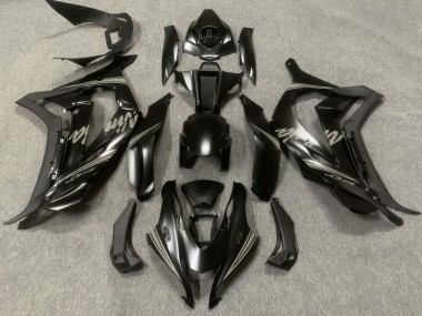 2016-2020 Kawasaki ZX10R Motorcycle Fairings - Matte Black Grey Ninja Canada Websites