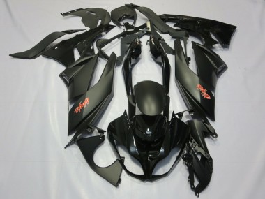 2009-2012 Kawasaki ZX6R Motorcycle Fairings - Matte Black Glossy Black Red Ninja Canada Websites