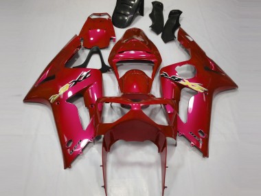 2003-2004 Kawasaki ZX6R Motorcycle Fairing - Red Canada Websites