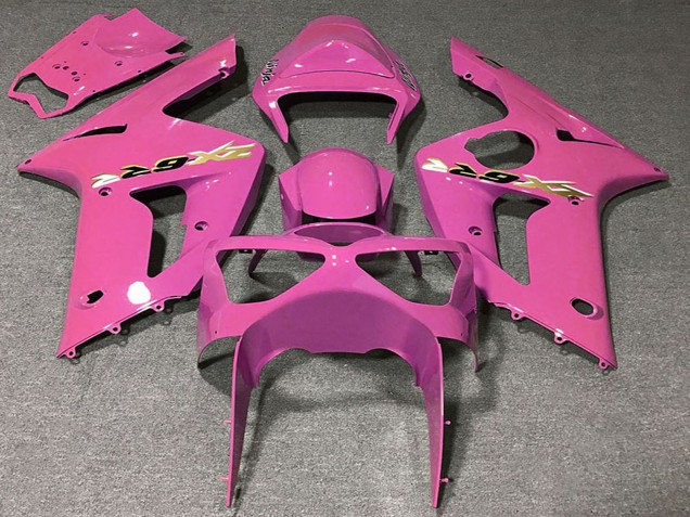 2003-2004 Kawasaki ZX6R Motorcycle Fairings - Pink Canada Websites